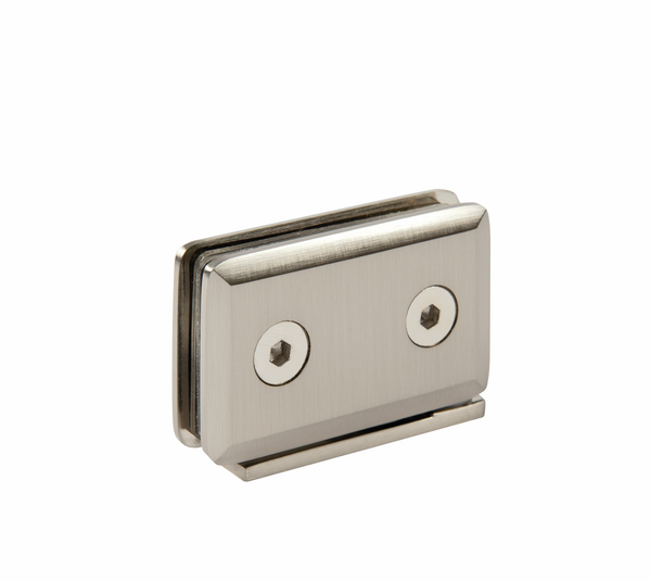 Furniture corner hinge Vitreasy 006, glass-wood