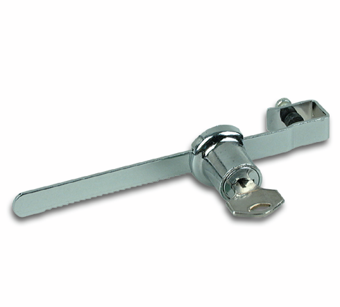 Serrure de porte coulissante en verre avec crémaillère