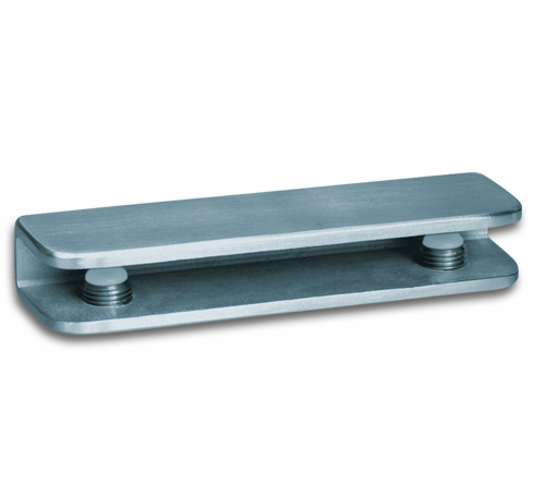 Glass shelf support angular