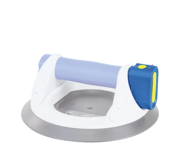 Set Di 2 Ventose Per Vetro Veribor Blue Line Con Pompa A Mano - Portata 120 Kg L'una, Diametro 214 Mm, Con Valigetta, Certificato GS/TÜV, Made In Germany