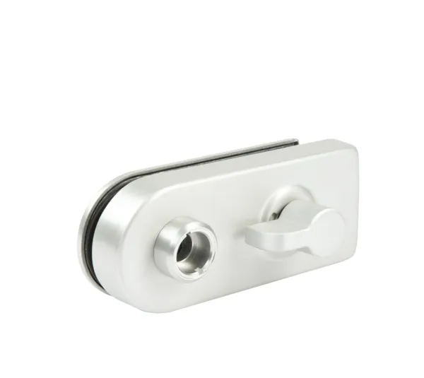 Studio üvegajtós WC zár, kerek