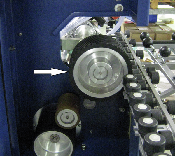 Contact roller, complete Ø 200 mm