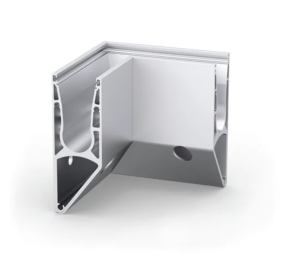 VetroMount® inside corner for side profile Y