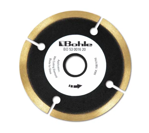 Lame de scie à verre diamantée segmentée Ø 85 mm