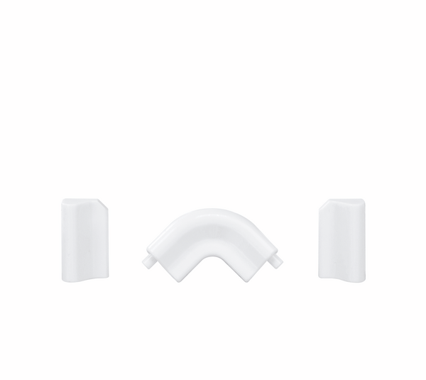 End cap set left and right and 90° corner