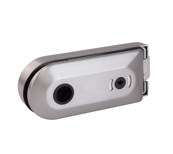 Studio cerradura de puerta de cristal WC, redonda