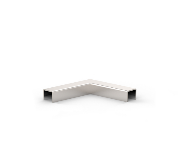 Winkelverbinder 90° zu Handlauf eckig 26 x 20 mm