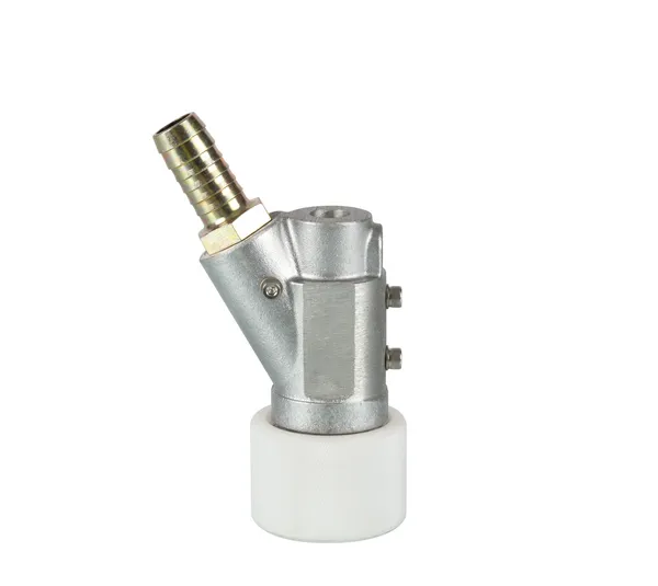 Blasting gun with union nut 