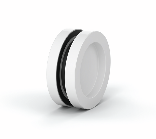 Round shell handle, closed