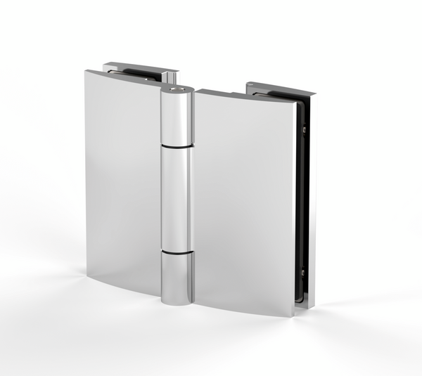 Avila shower door hinge, glass-glass 135-180°