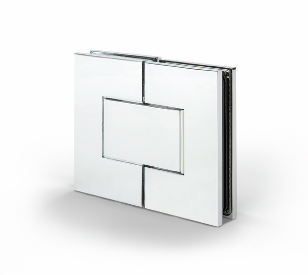 Bilbao Premium shower door hinge, glass-glass 180°