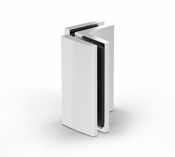 Connettore angolare Avila, vetro-vetro 90°