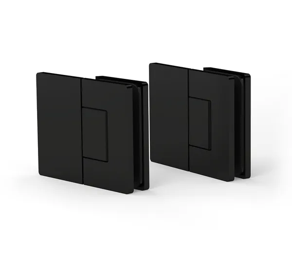 Shower door hinge Santos, glass-wall 180°