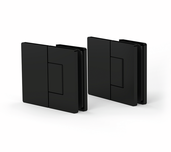 Shower door hinge Santos, glass-wall 180°