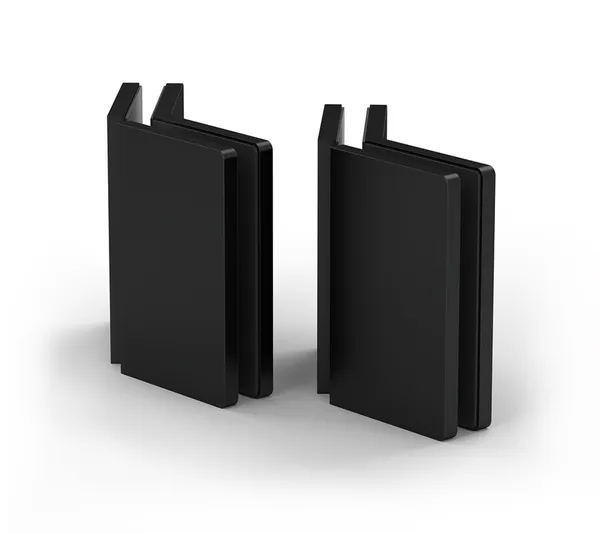 Santos angle connector, glass-glass 135°