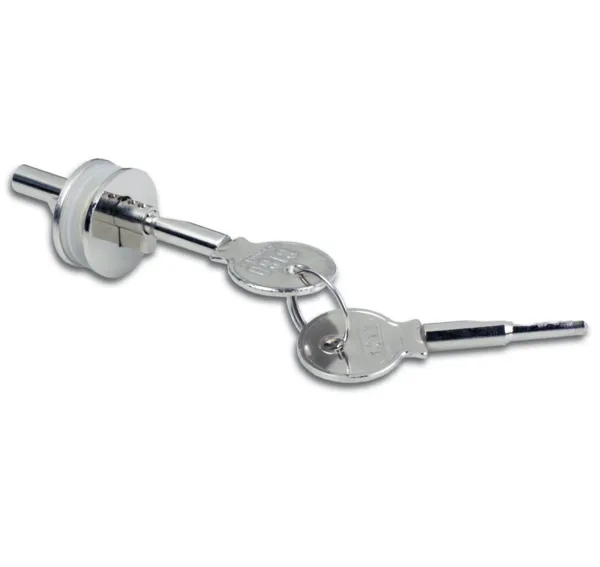 Serrure de porte coulissante en verre, serrure à encastrer