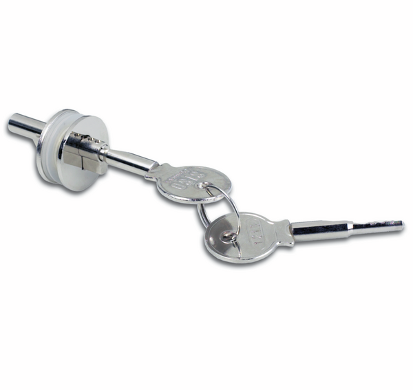 Cerradura puerta corredera vidrio con cerradura encastrada