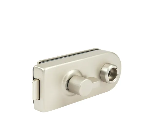 Studio üvegajtós WC zár, kerek