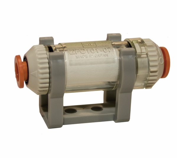 Air filter complete with fittings