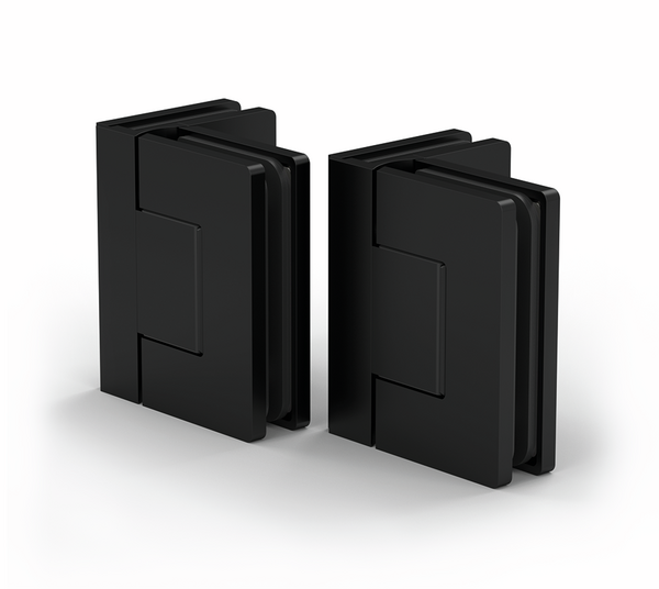 Santos shower door hinge, glass-glass 90°