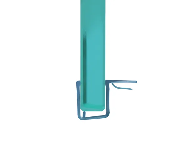 Shower door seal with 90° corner stop